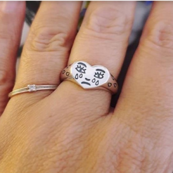 😢Insta crying sterling silver ring - Picture 5 of 6